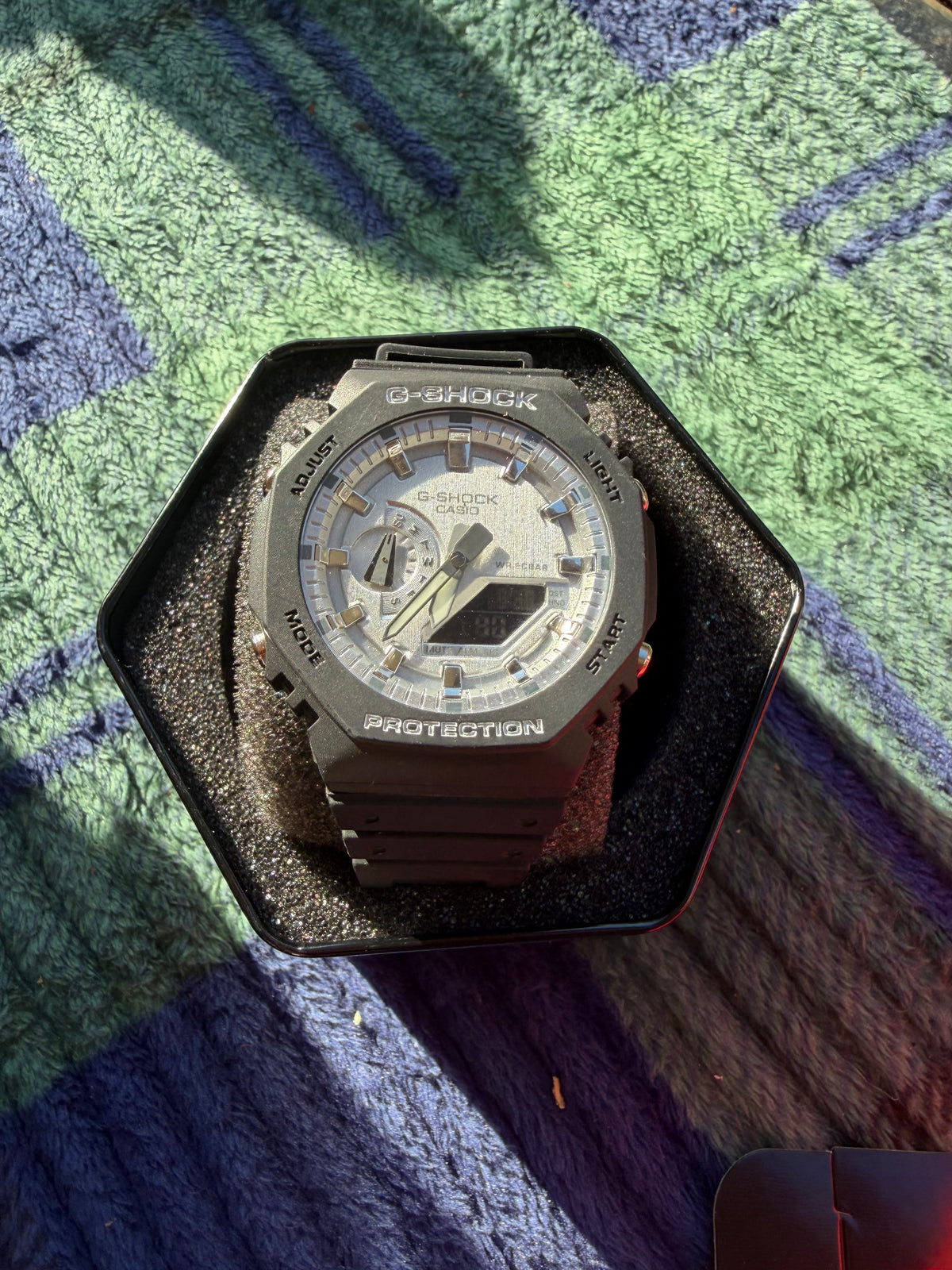 Ga-2100 Black and silver