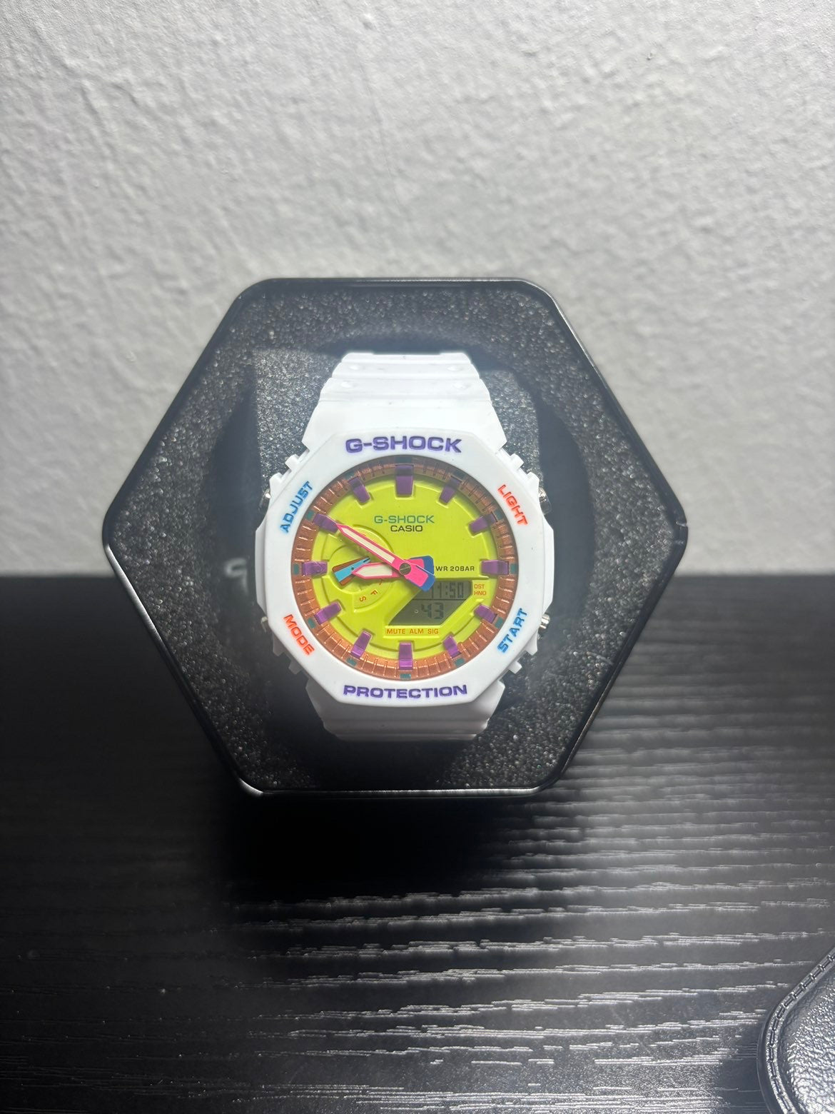 Ga-2100 white rainbow