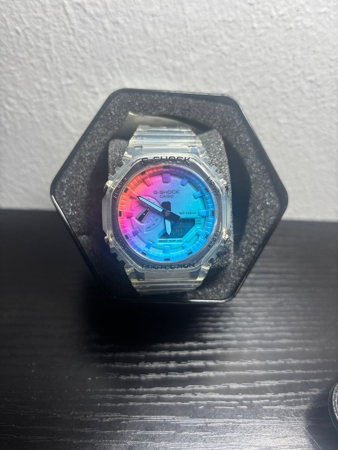 Ga-2100 clear rainbow