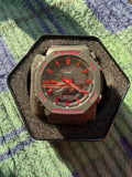 Ga-2100 black pink outside red inside